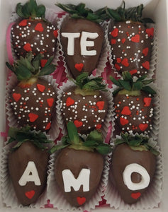 Fresas Cubiertas con Chocolate - Personalizadas