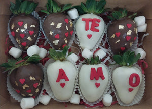 Fresas Cubiertas con Chocolate Mixtas - Personalizadas