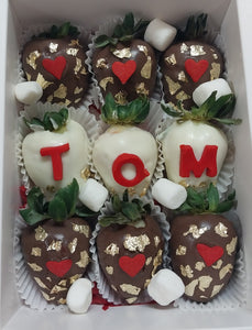 Fresas Cubiertas con Chocolate Mixtas - Personalizadas